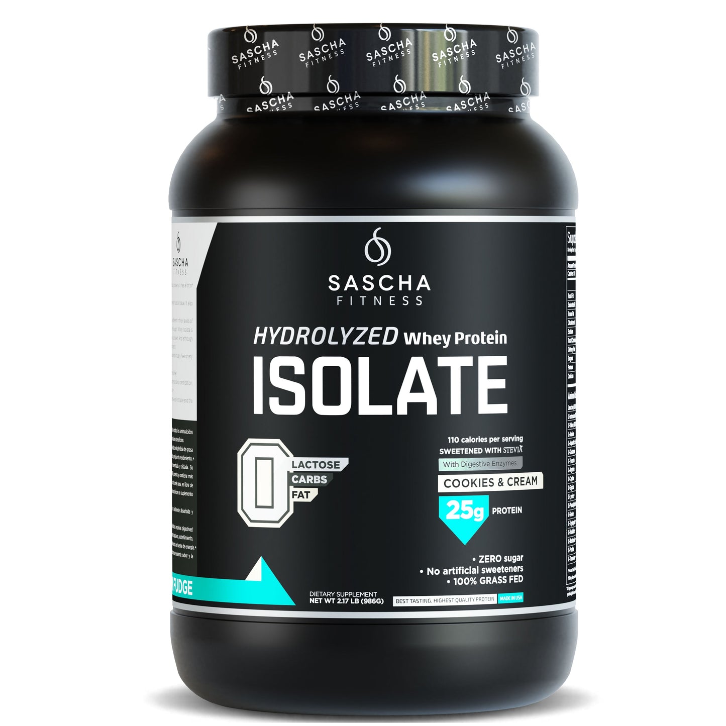 Proteina Sascha Fitness Cookies and Cream